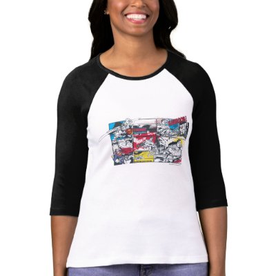 Superman Comic Book Collage t-shirts