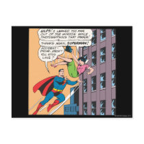 Superman Comic Panel - Accident-Prone Lois Postcard