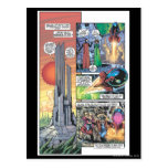 Superman Comic Panel - Clark's Origins Postcard