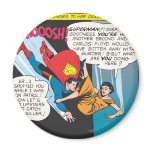 Superman Comic Panel - Lois Plunges magnets