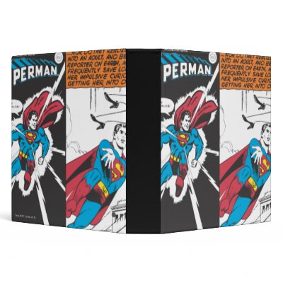 Superman Comic Panels binders