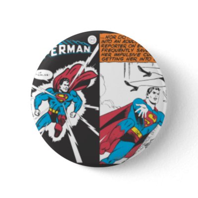 Superman Comic Panels buttons