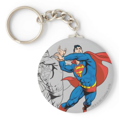 Superman Comic Panels keychains