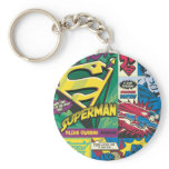 Superman Comic Panels Keychain