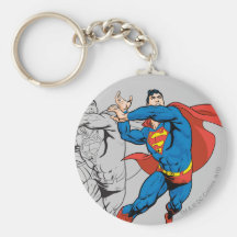 Superman Comic Panels Keychains