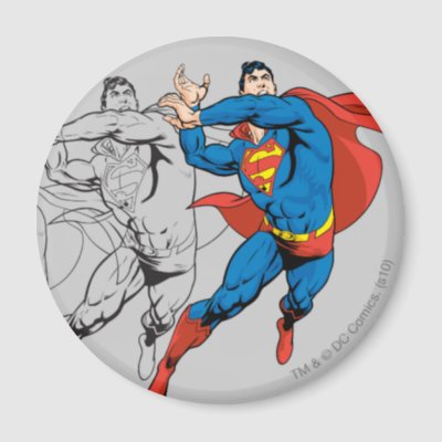 Superman Comic Panels magnets