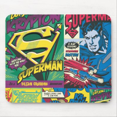 Superman Comic Panels mousepads