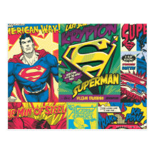Superman Comic Panels Post Cards