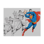 Superman Comic Panels Postcard