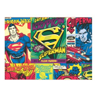 Superman Comic Panels Posters