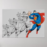 Superman Comic Panels Print