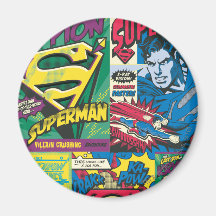 Superman Comic Panels Refrigerator Magnets