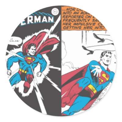 Superman Comic Panels stickers