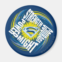 Superman Courage Strength Might Power Magnets