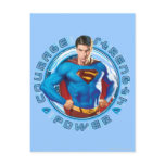 Superman Courage Strength Power Postcard