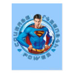 Superman Courage Strength Power Postcard