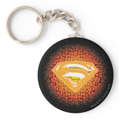 Superman Crackle Logo Keychains by Superman