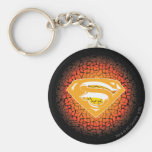 Superman Crackle Logo Keychains