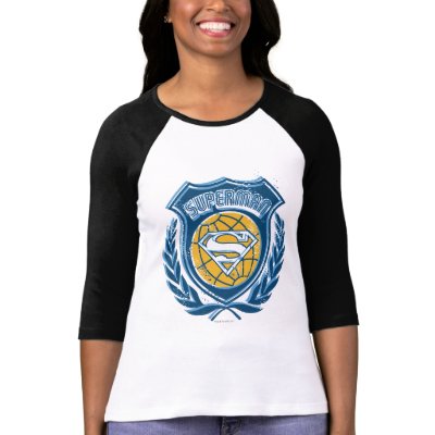 Superman Crest with Globe t-shirts
