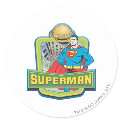 Superman - Daily Planet stickers
