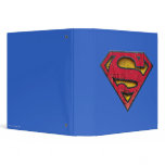 Superman Distressed Logo 3 Ring Binder