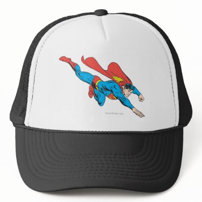 Superman Dives Right hats