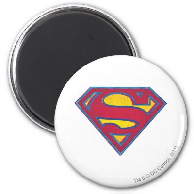Superman dot logo magnets