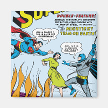Superman (Double-Feature with Batman) Fridge Magnet