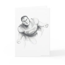 Superman Drawing Greeting Card