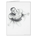 Superman Drawing Greeting Card