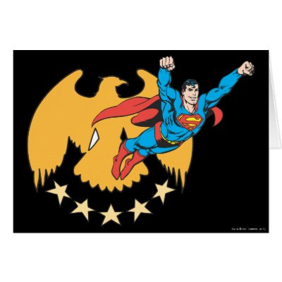 Superman & Eagle cards