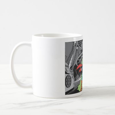 Superman Exposed to Kryptonite mugs