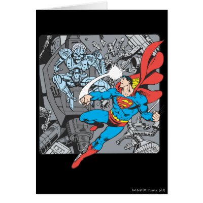 Superman Fights Brainiac cards