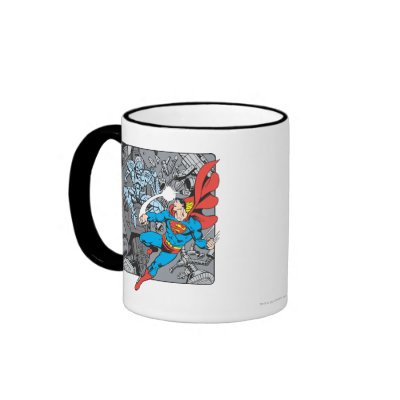 Superman Fights Brainiac mugs