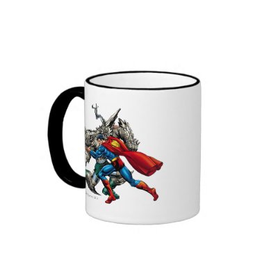 Superman Fights Enemy mugs