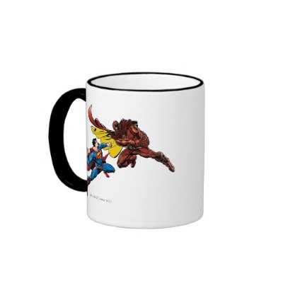 Superman Fights mugs