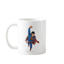 Superman Flying Forward Coffee Mugs