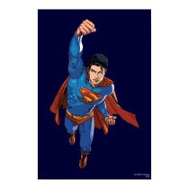 Superman Flying Forward Print