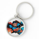 Superman Flying Kick Keychains
