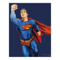 Superman Flying Left Poster
