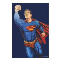 Superman Flying Left Posters