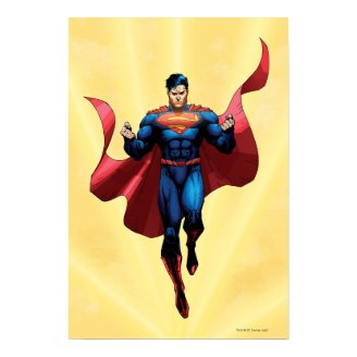 Superman Flying Posters