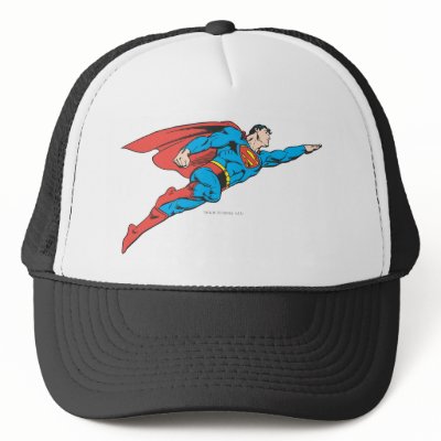 Superman Flying Right hats