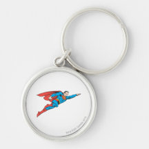 Superman Flying Right Keychains