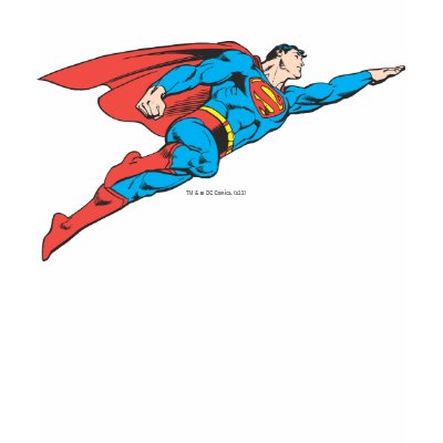 Superman Flying Right t-shirts