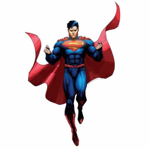 superman flying statue