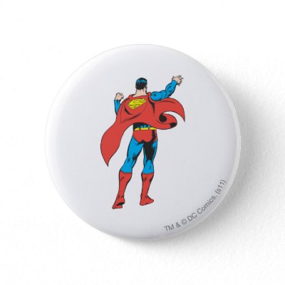 Superman From Behind buttons