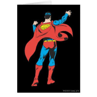 Superman From Behind cards