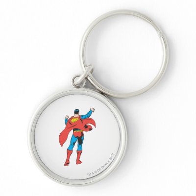 Superman From Behind keychains