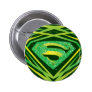 Superman Green Decorative Logo Buttons Superman Green Decorative Logo Buttons